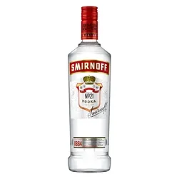 Smirnoff No. 21 Red Label Vodka (70cl, 37.5%) box 6pcs  photo 1
