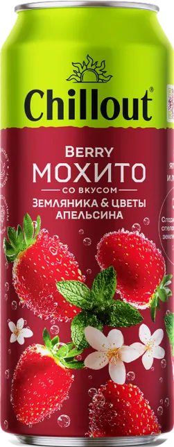 Chillout Bitter Berry Mojito Can 0.45L box 12pcs  photo 1