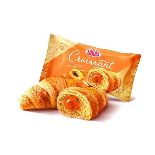 LUKAS Croissant Apricot  45g box 24pcs 		 photo 1