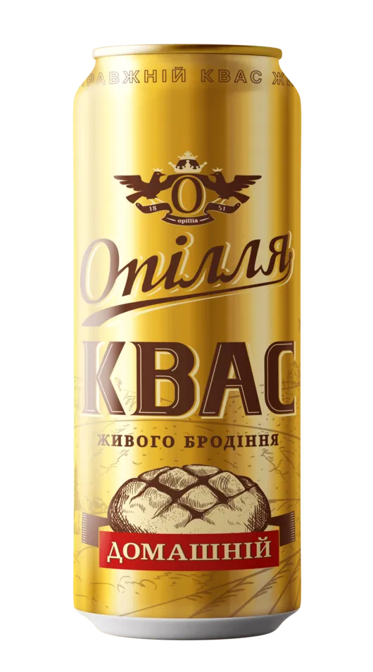 Opillia Kvass Domashniy CAN 0.5L box 24pcs  photo 1