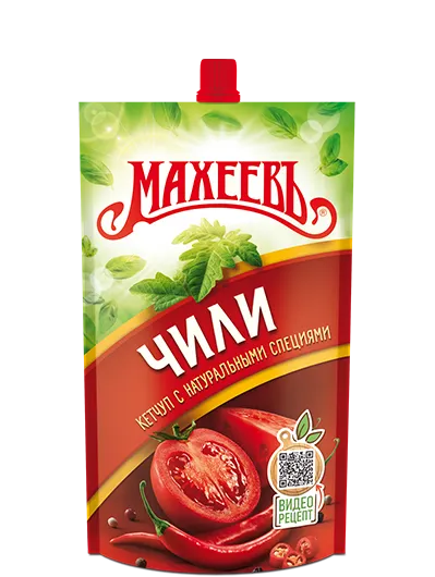 Maheev Ketchup  Chili  300gr. box 16pcs		 photo 1