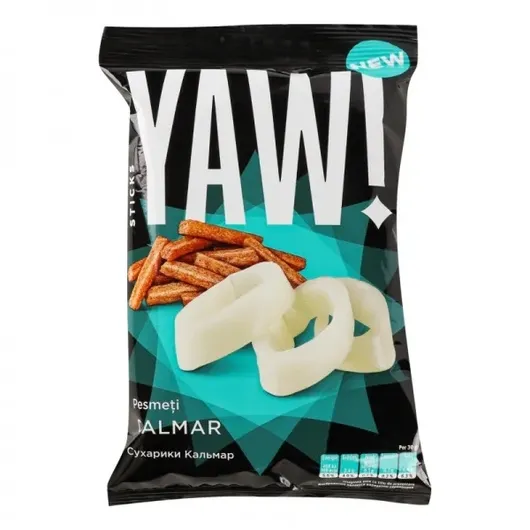 YAW! Sticks Croutons Squid 50g box 32pcs    photo 1