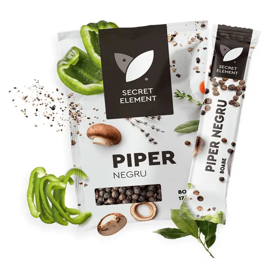 Secret Element Piper negru boabe/Black Pepper, sachet, 17g box 25pcs ...