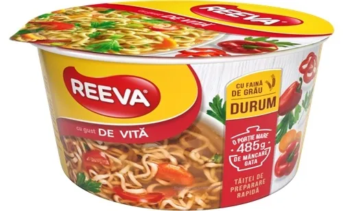 REEVA Instant noodles BEEF flavour 75g box 24pcs   photo 1